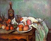 Paul Cezanne Onions and Bottles Sweden oil painting artist